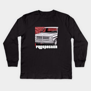 Prospector Ram-Truck Kids Long Sleeve T-Shirt